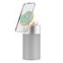 WIWU WI-W022 3 in 1 Multifunctional Wireless Charger 15W Fast Charging with Ambient Light Bluetooth Speaker 5W 360° surround-sound - White